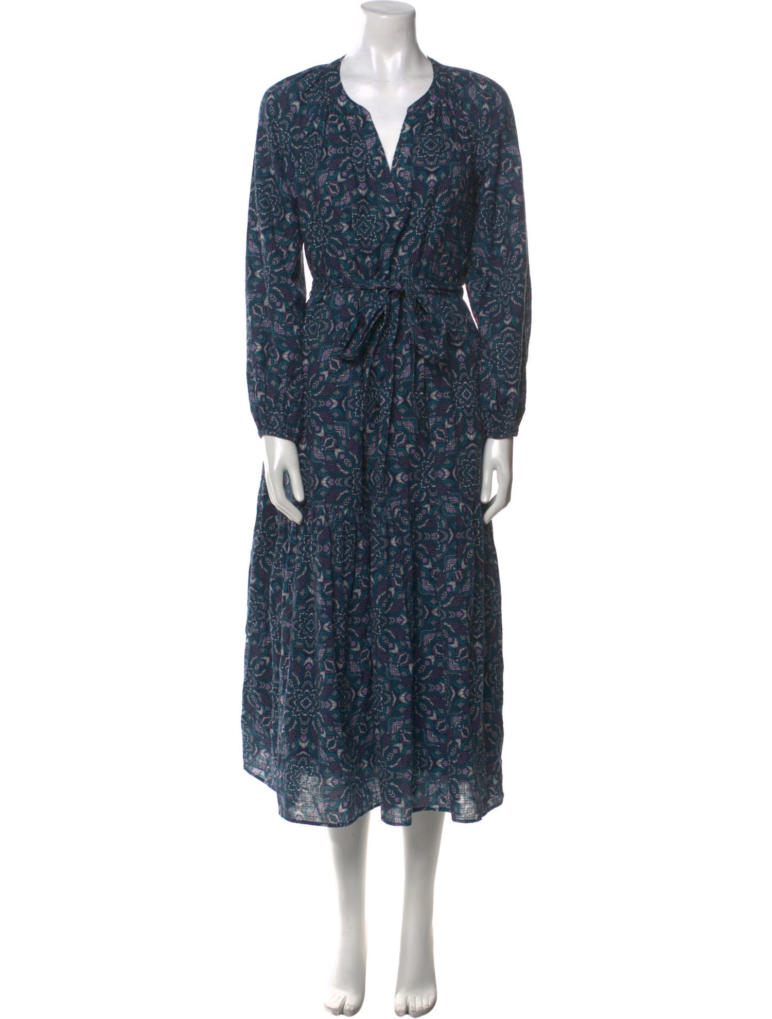 Xirena Paisley Print Long Dress