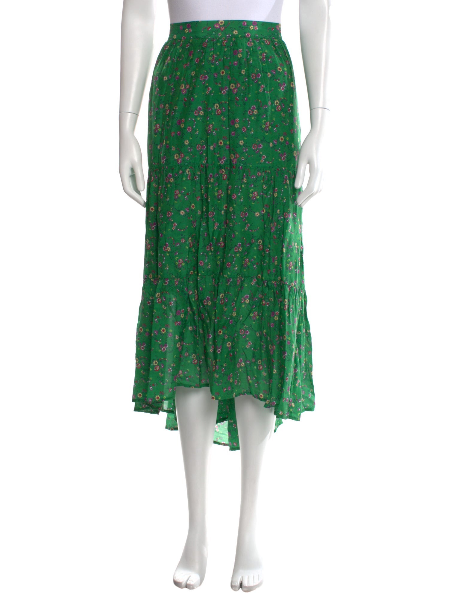 Xirena Floral Print Midi Length Skirt w/ Tags