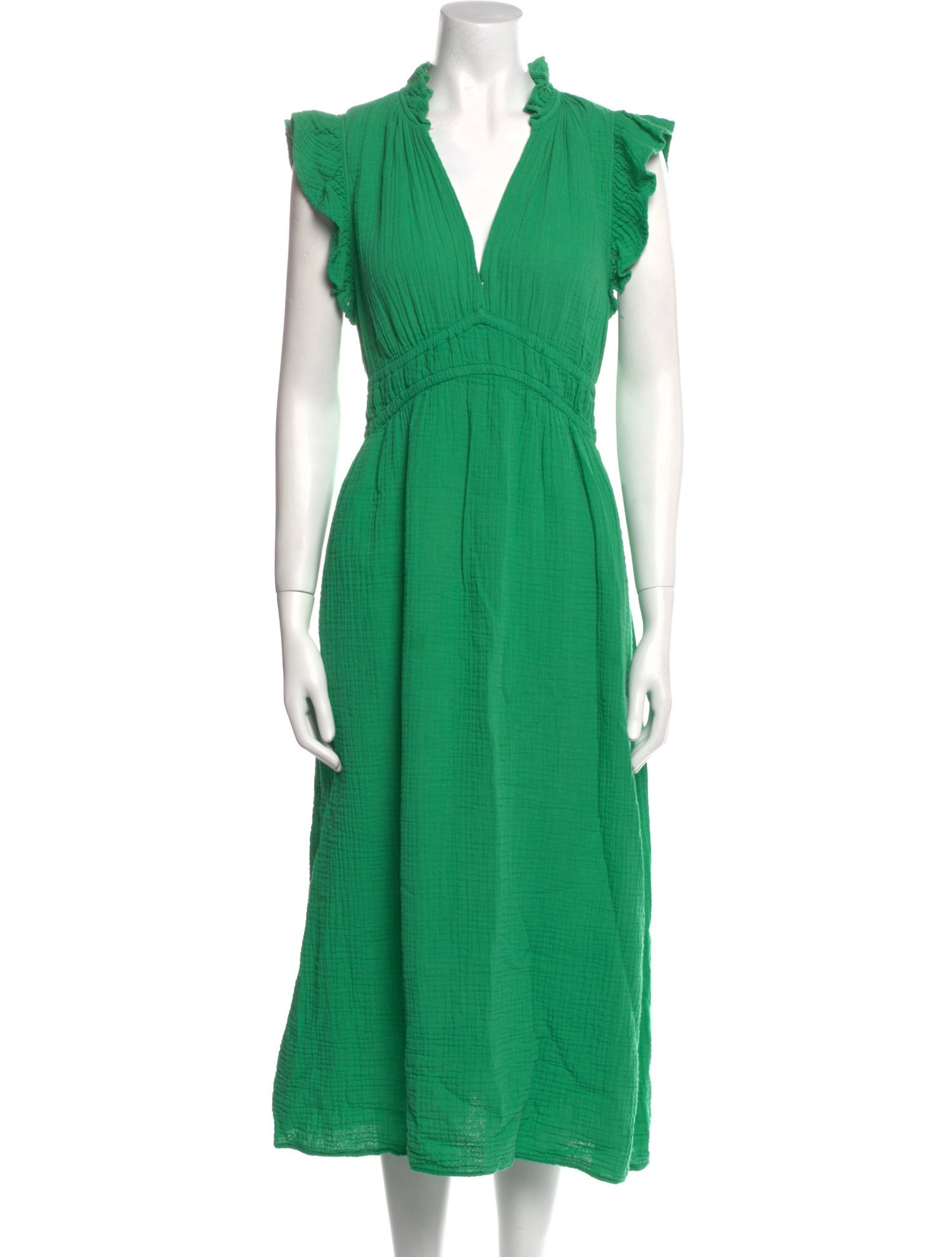 Xirena V-Neck Midi Length Dress