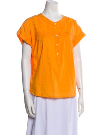 Xirena Short Sleeve Button-Up Top