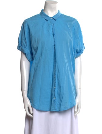 Xirena Short Sleeve Button-Up Top