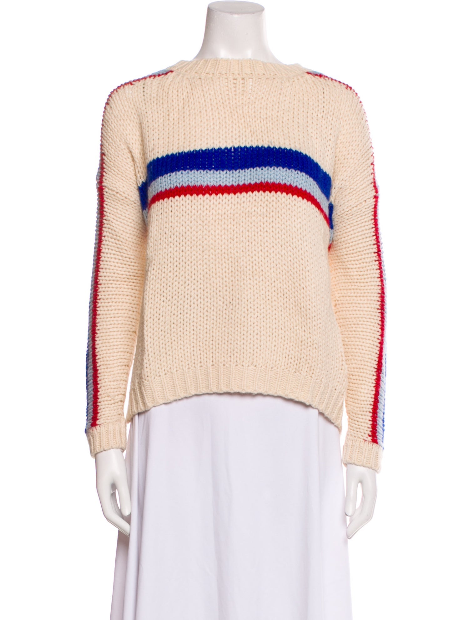 Xirena Striped Bateau Neckline Sweater