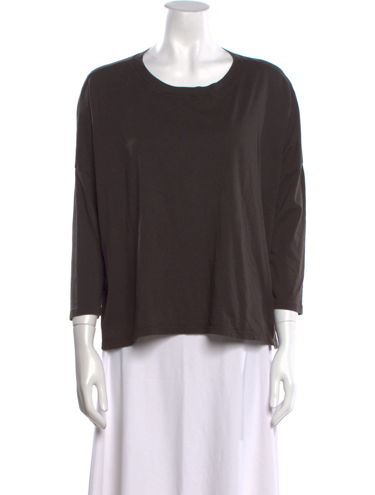 Xirena Scoop Neck Three-Quarter Sleeve Top