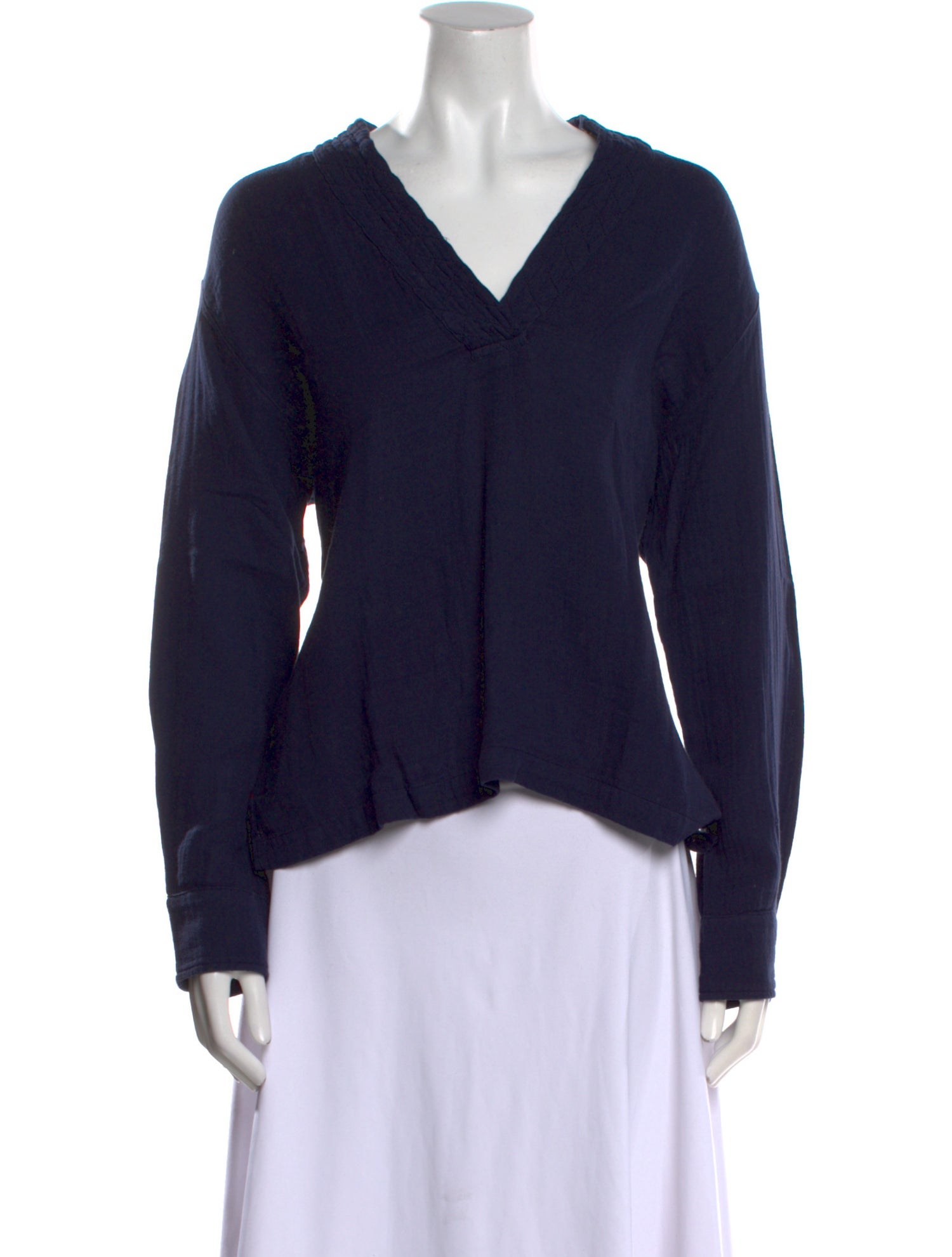 Xirena V-Neck Long Sleeve Top