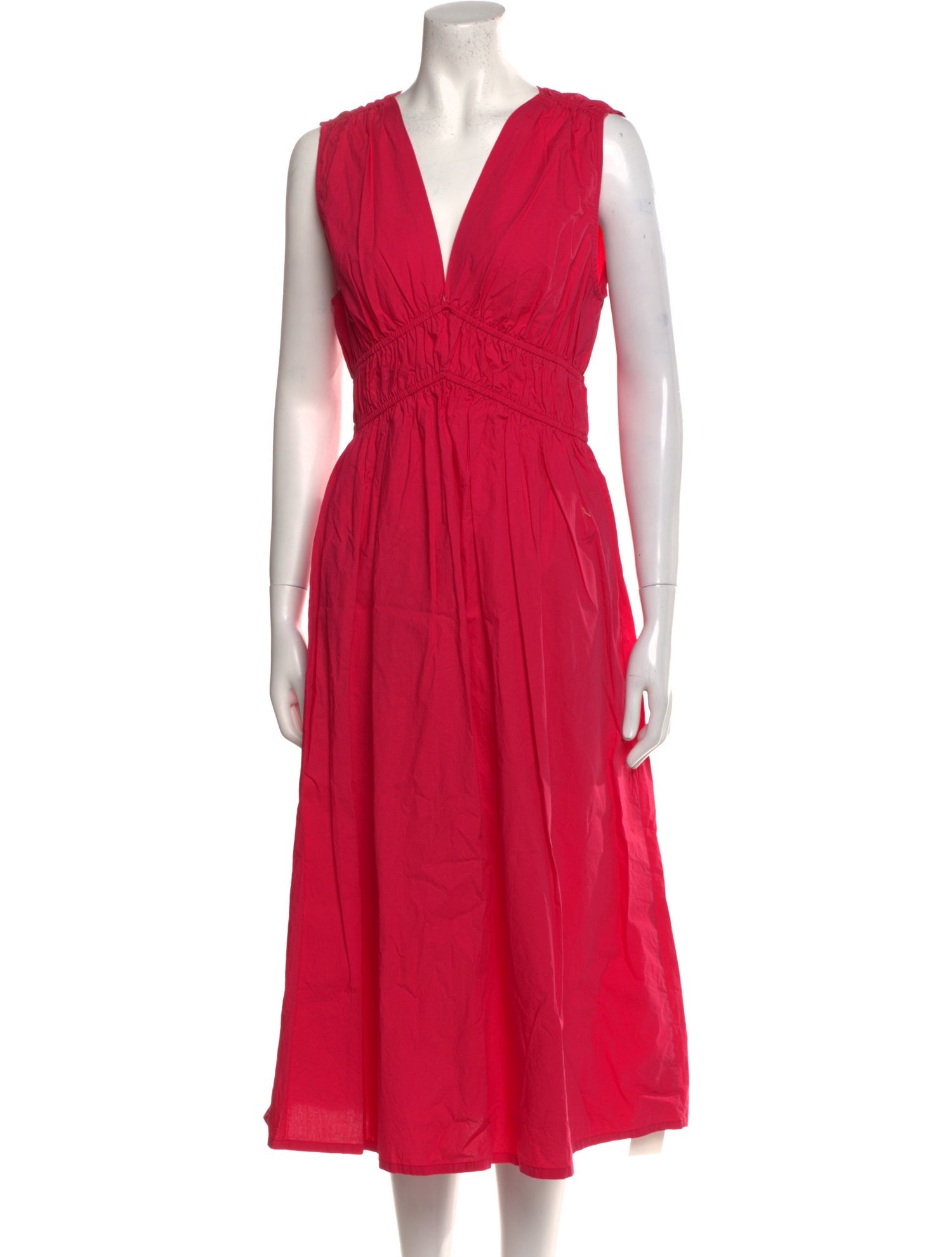 Xirena V-Neck Midi Length Dress