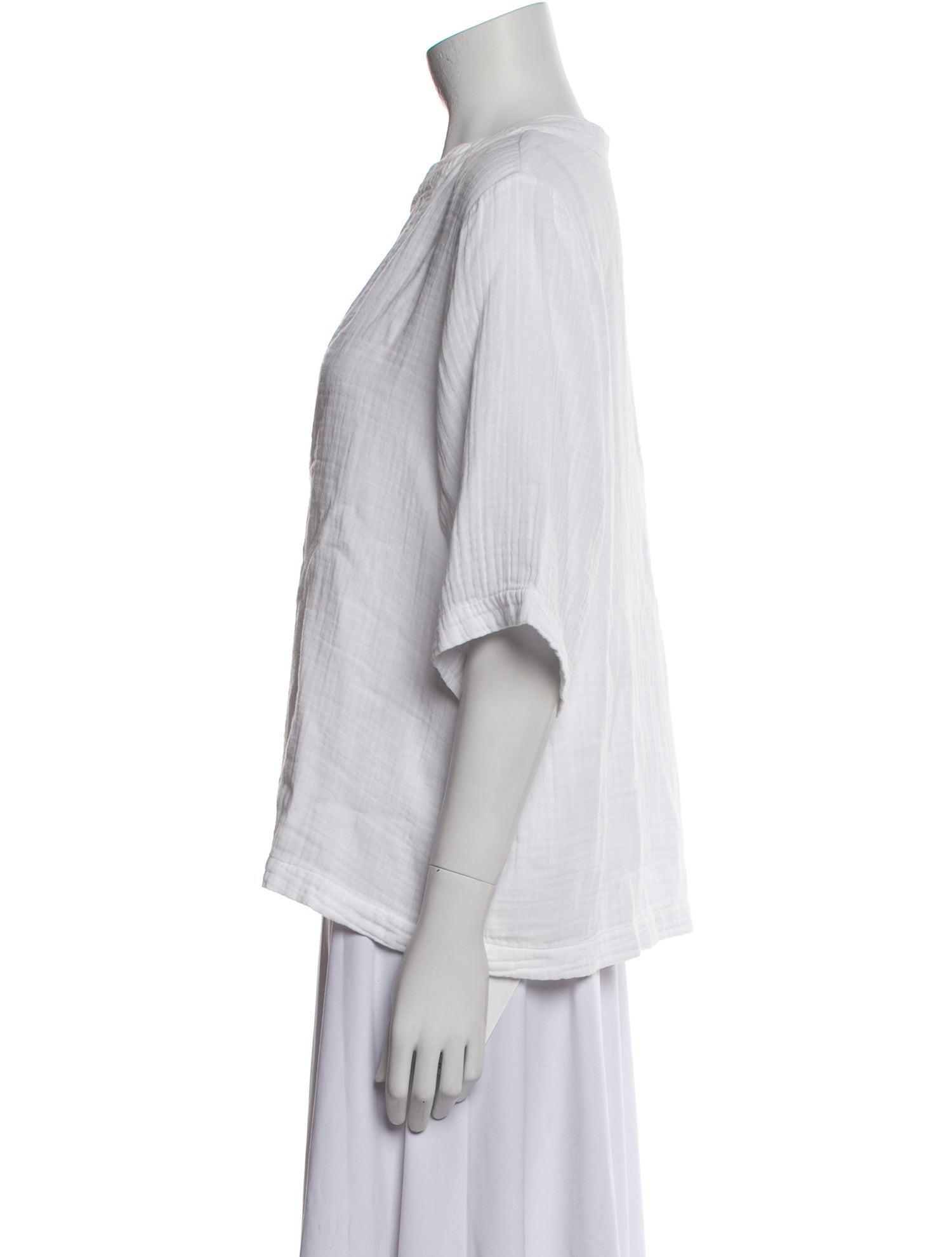 Xirena V-Neck Three-Quarter Sleeve Tunic