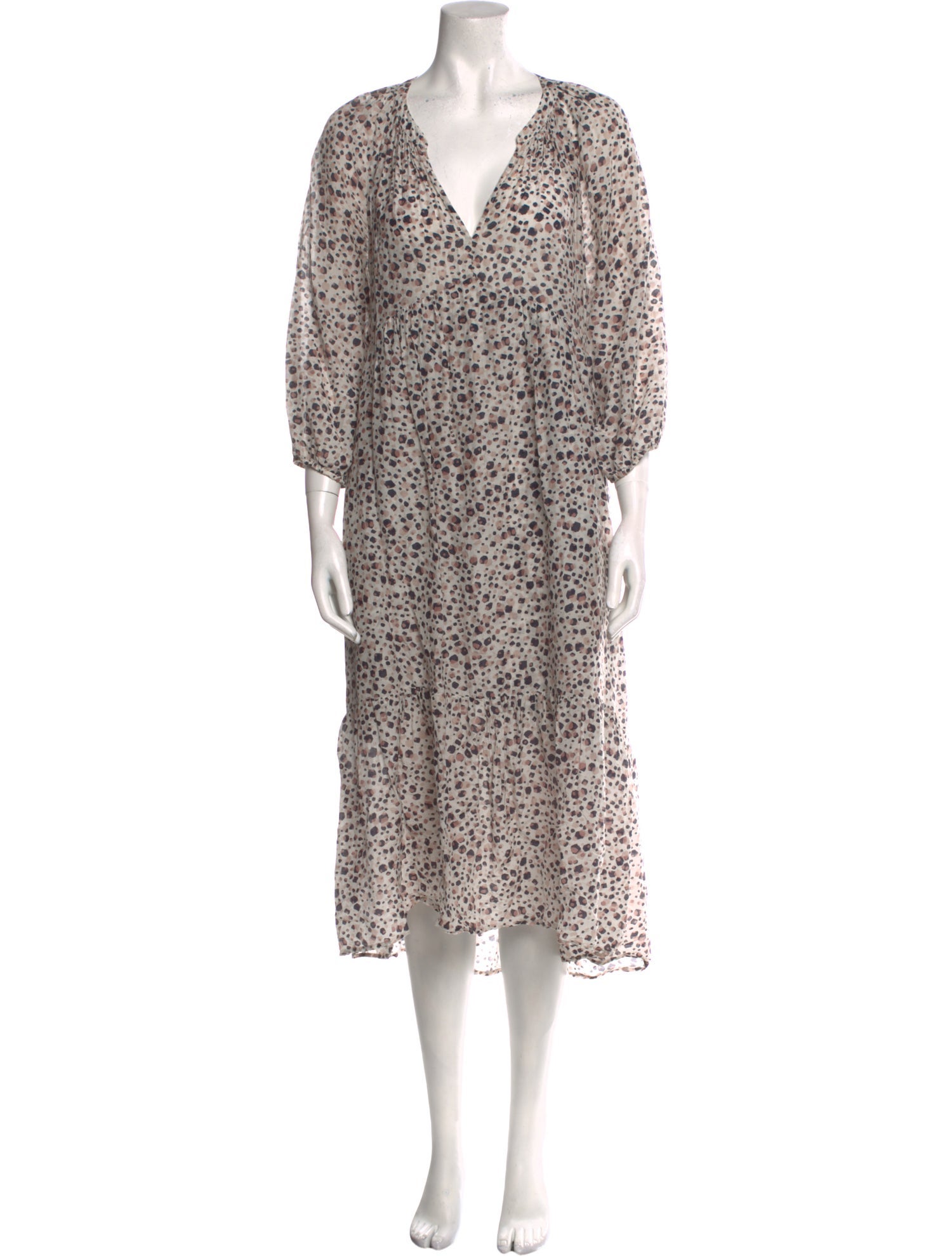 Xirena Floral Print Long Dress