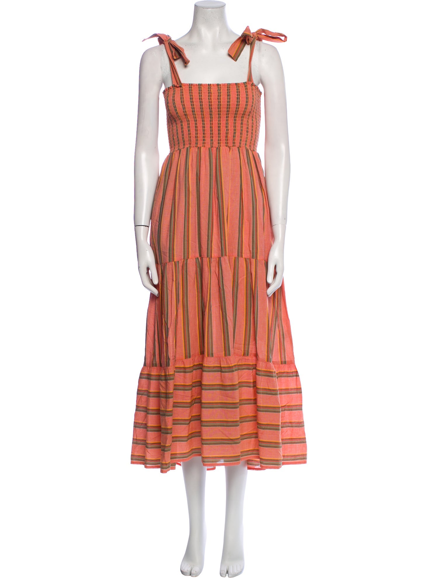 Xirena Striped Long Dress