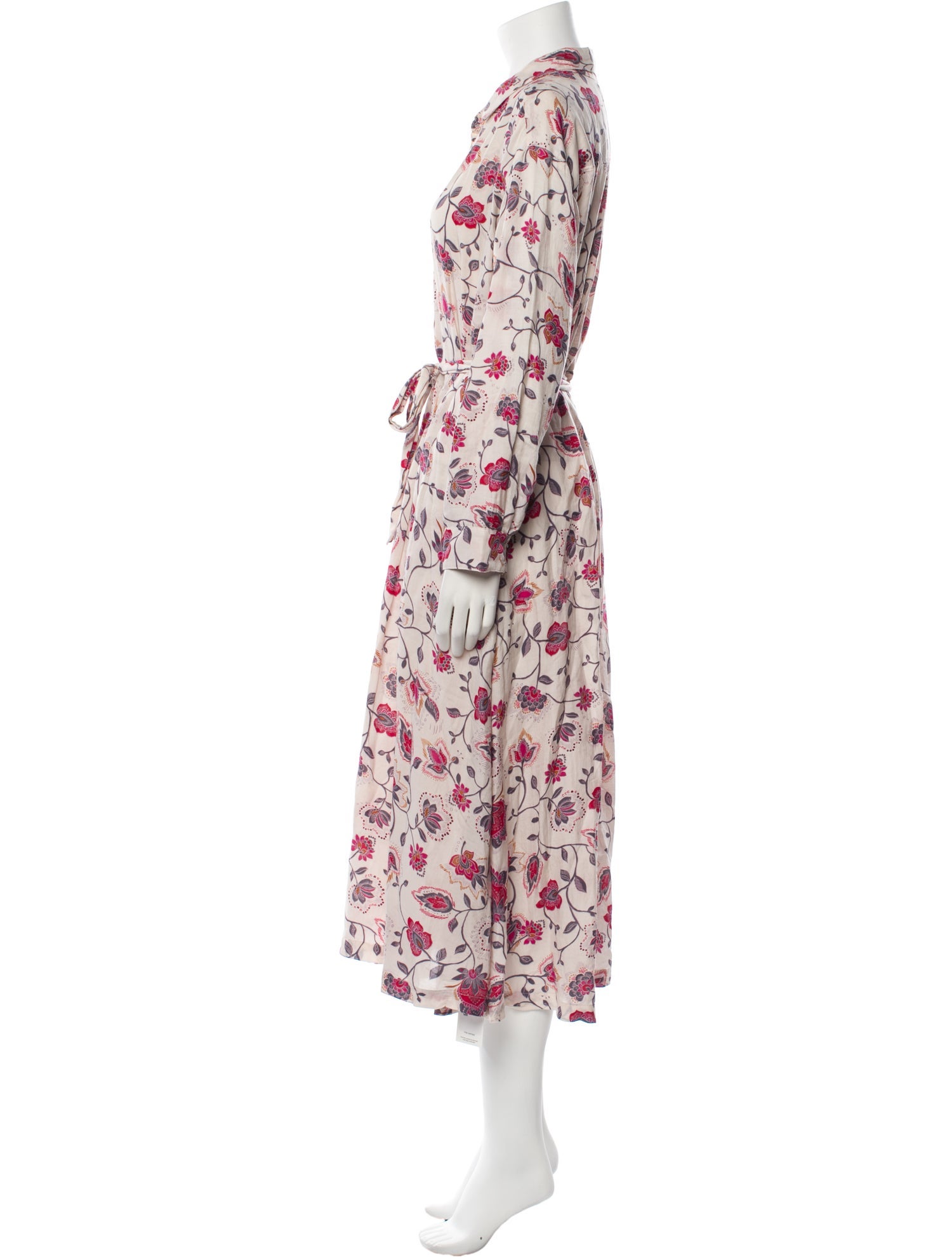 Xirena Floral Print Midi Length Dress