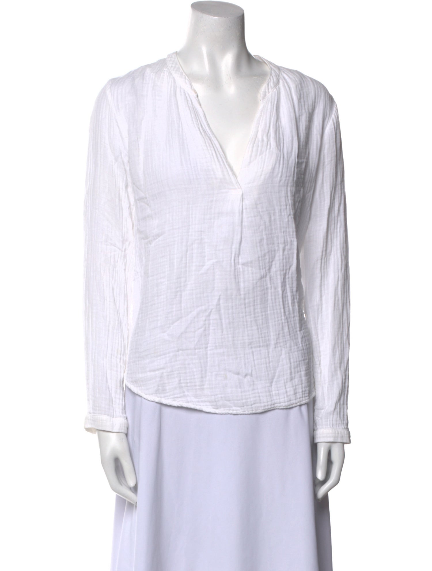 Xirena V-Neck Long Sleeve Blouse