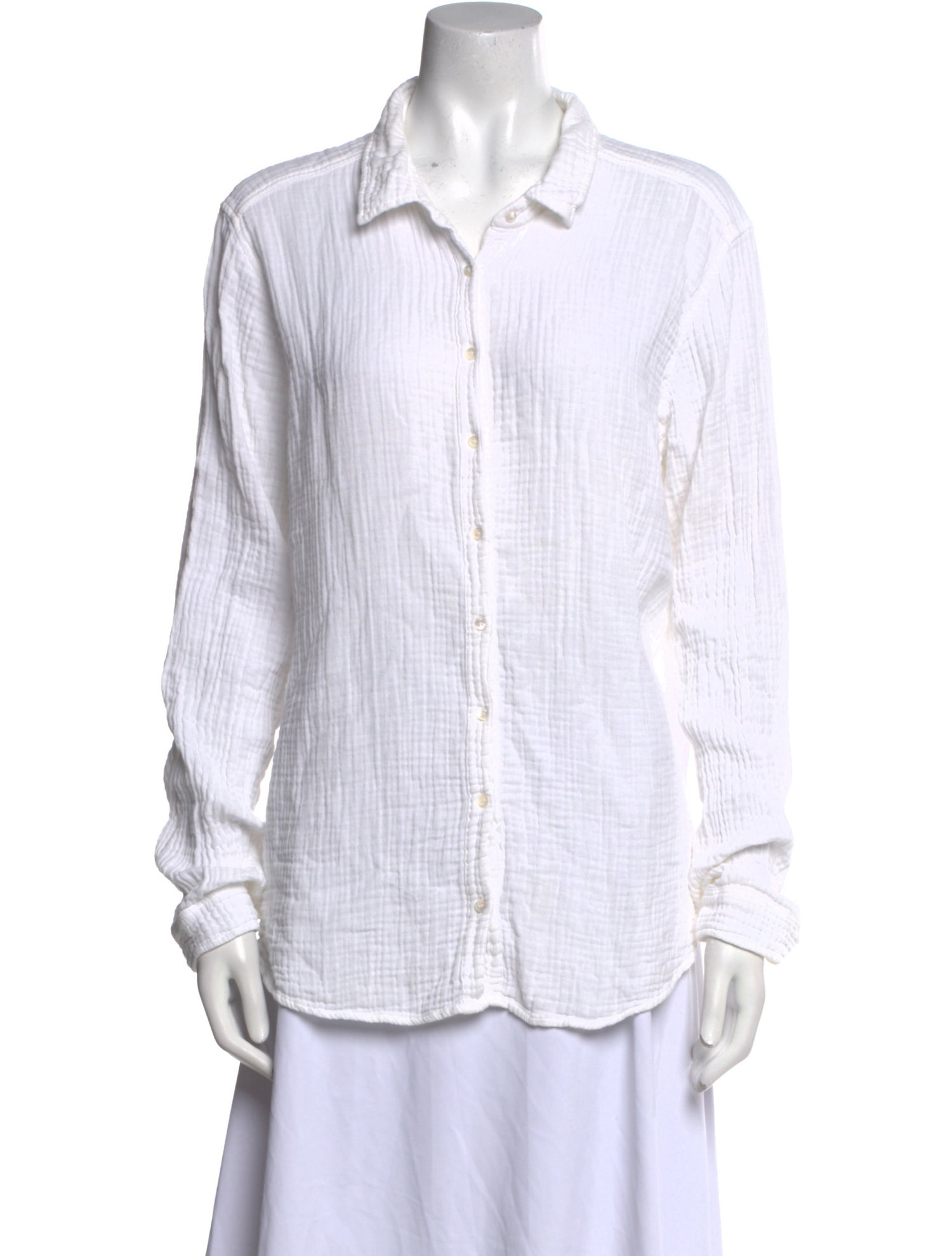 Xirena Long Sleeve Button-Up Top