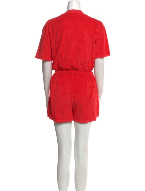 Xirena Terry Cloth V-Neck Romper