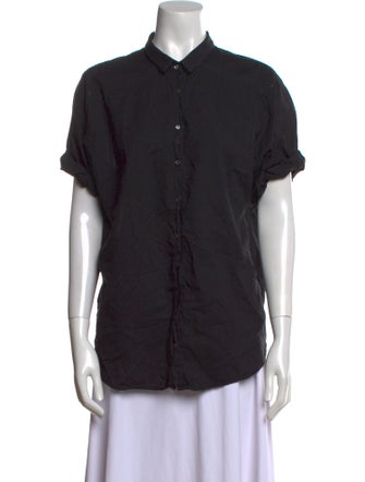 Xirena Short Sleeve Button-Up Top