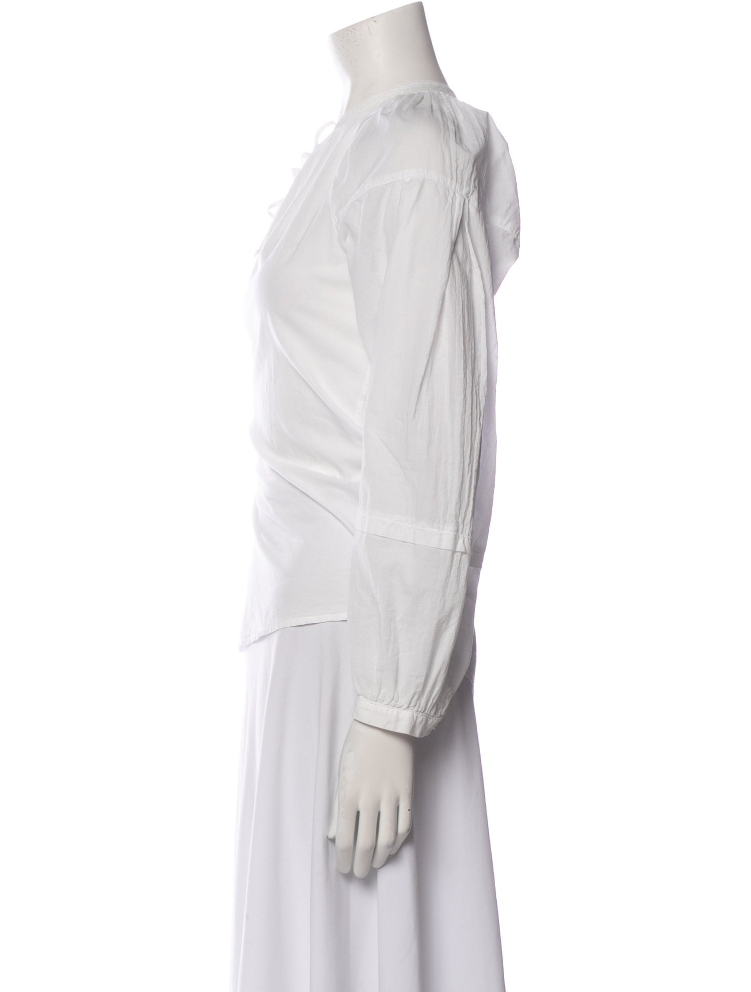 Xirena V-Neck Long Sleeve Blouse