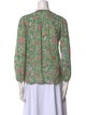 Xirena Floral Print V-Neck Blouse