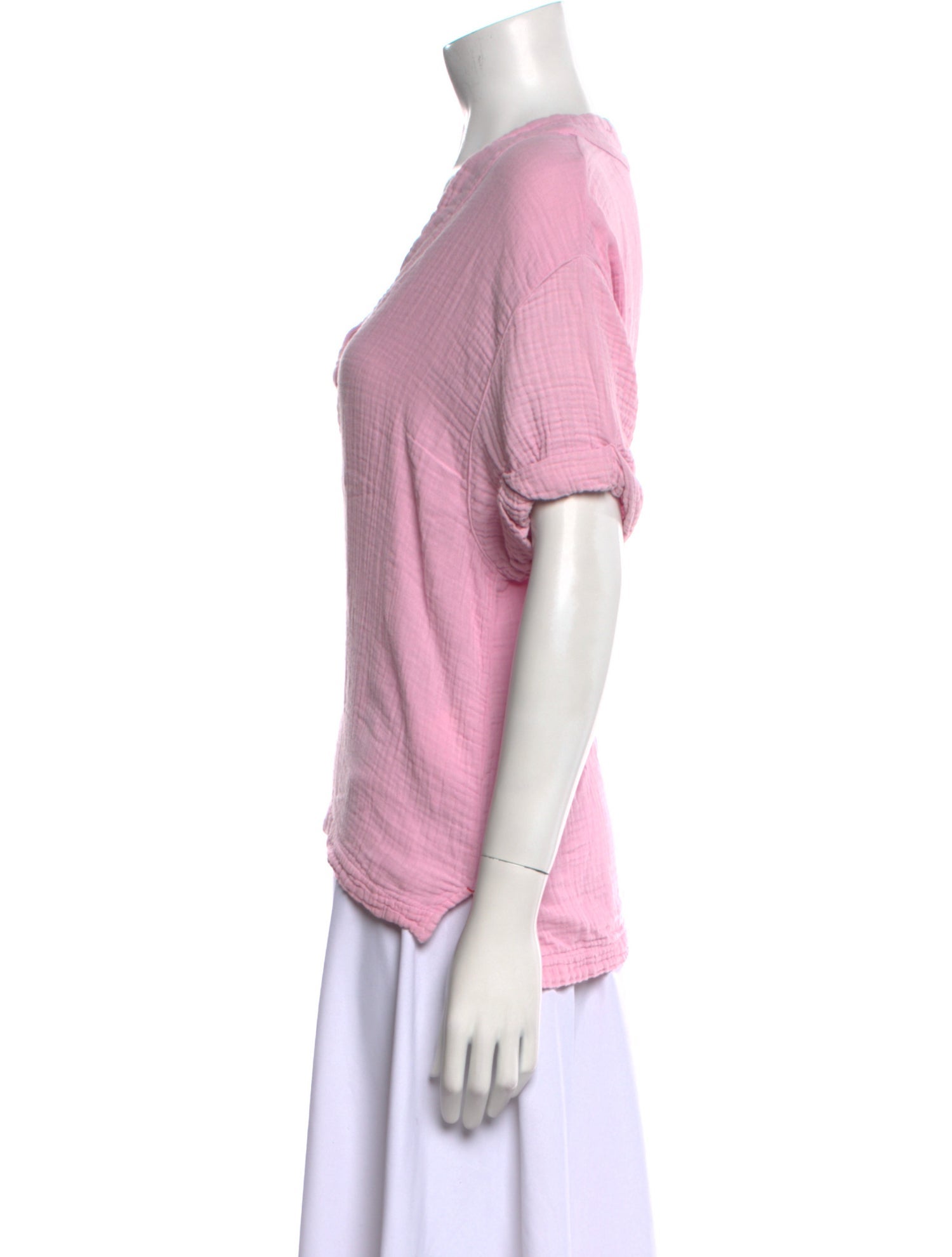 Xirena V-Neck Short Sleeve Top