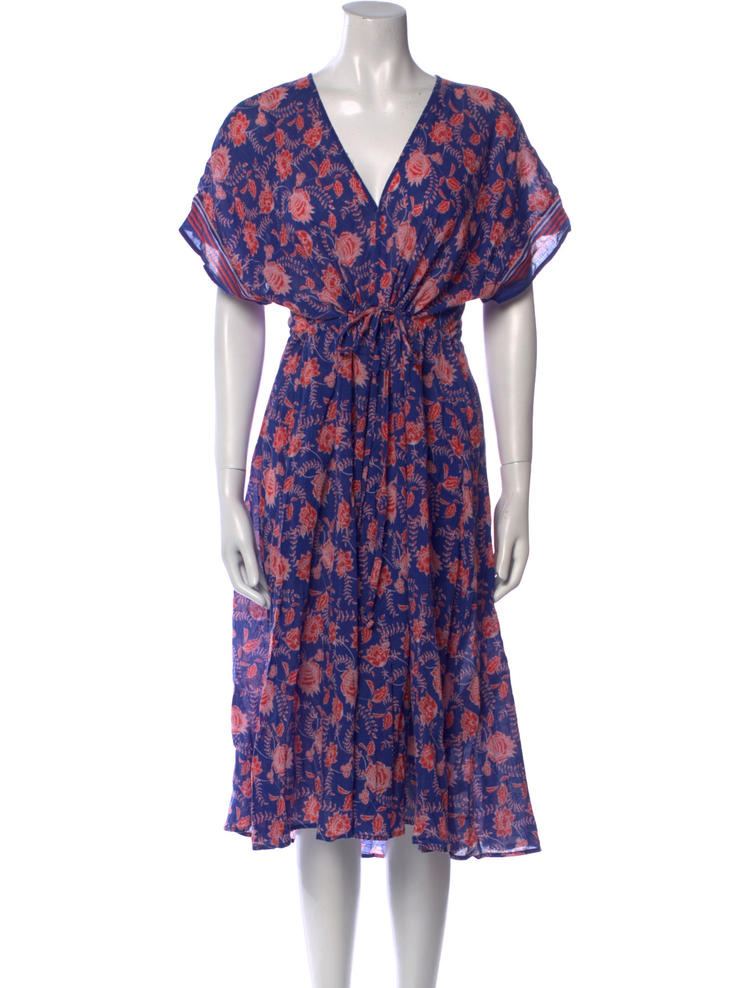 Xirena Floral Print Midi Length Dress