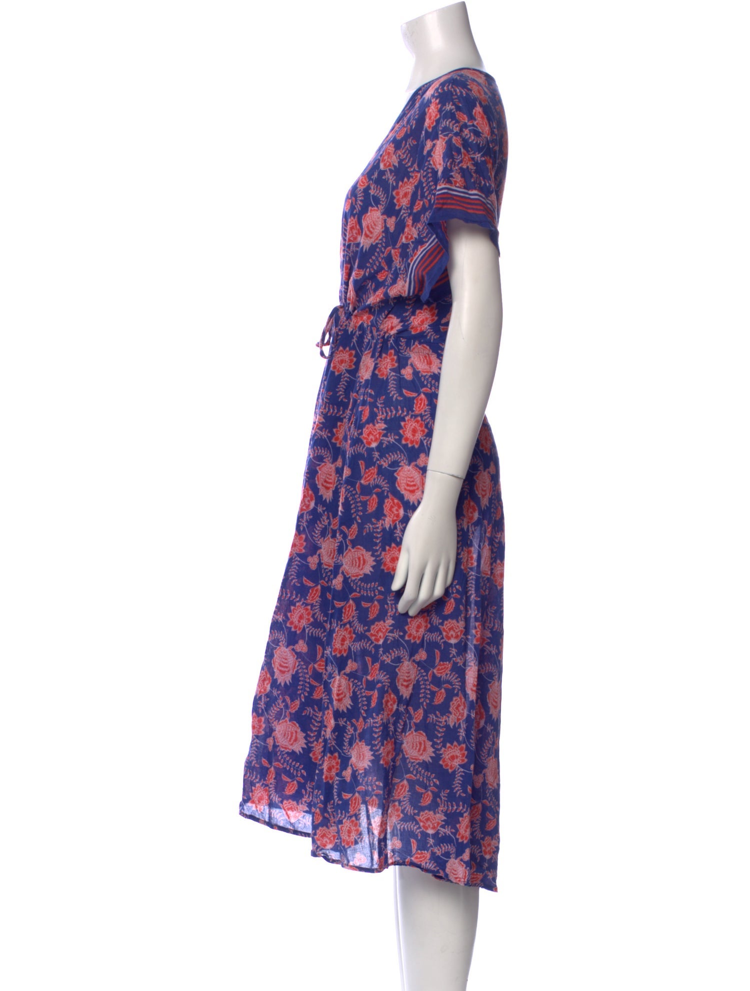 Xirena Floral Print Midi Length Dress