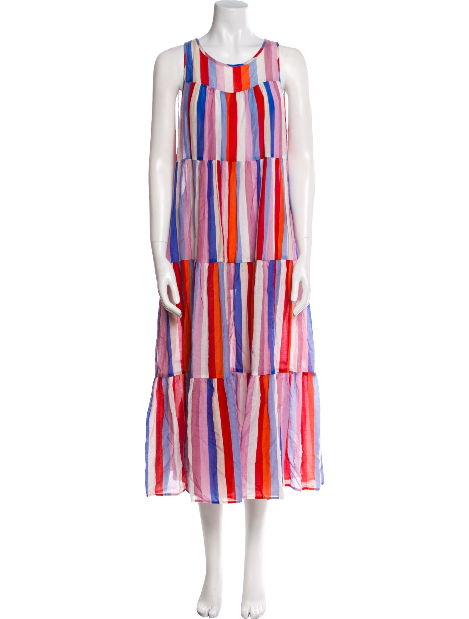 Xirena Striped Long Dress