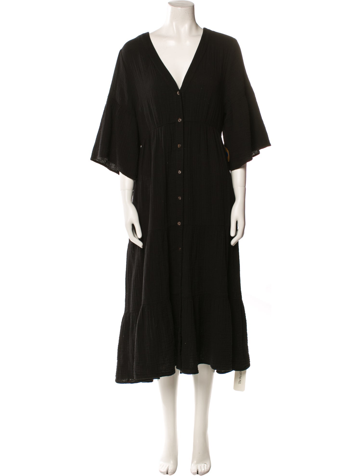 Xirena V-Neck Midi Length Dress