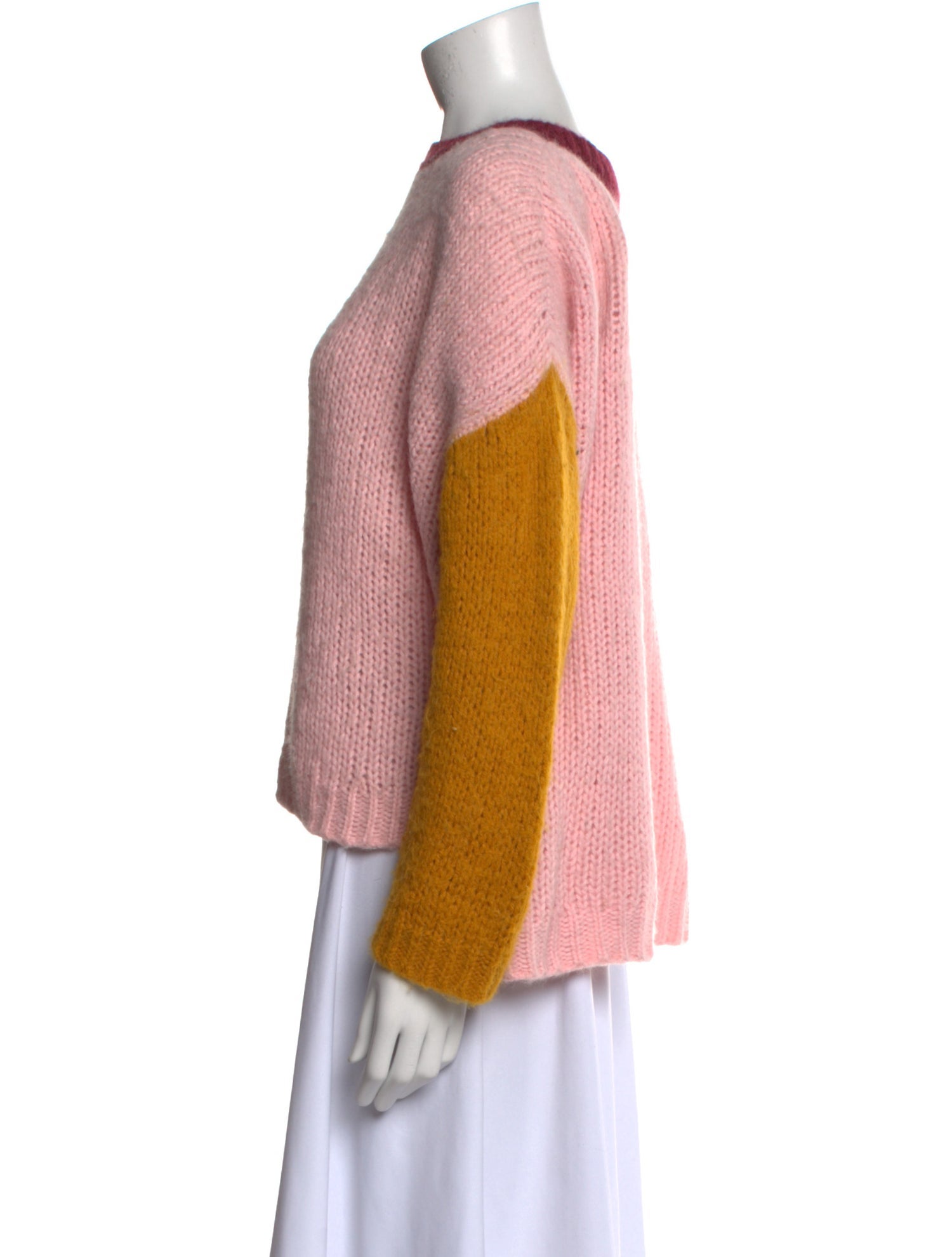 Xirena Alpaca Colorblock Pattern Sweater