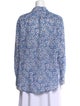 Xirena Floral Print Long Sleeve Button-Up Top