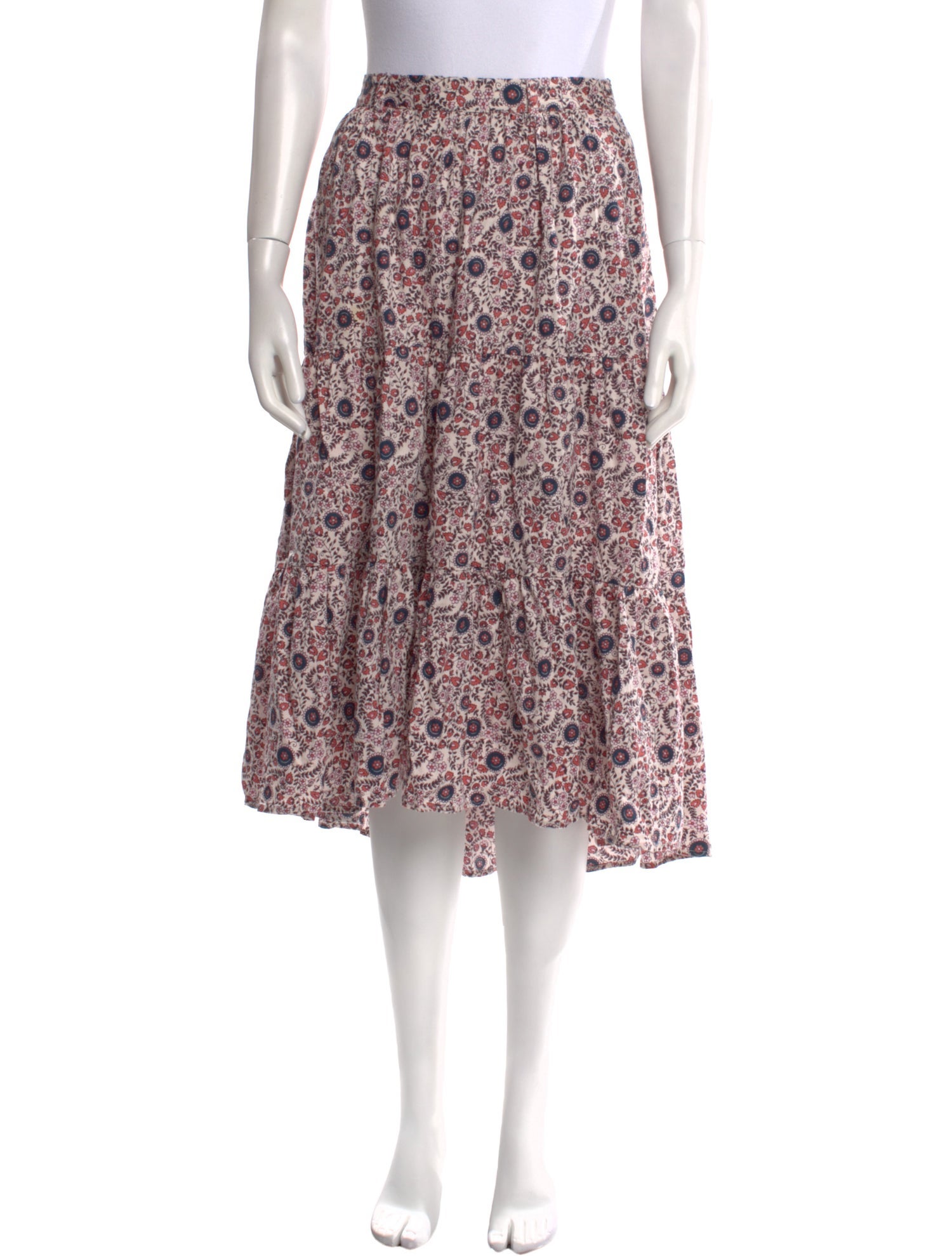 Xirena Printed Knee-Length Skirt