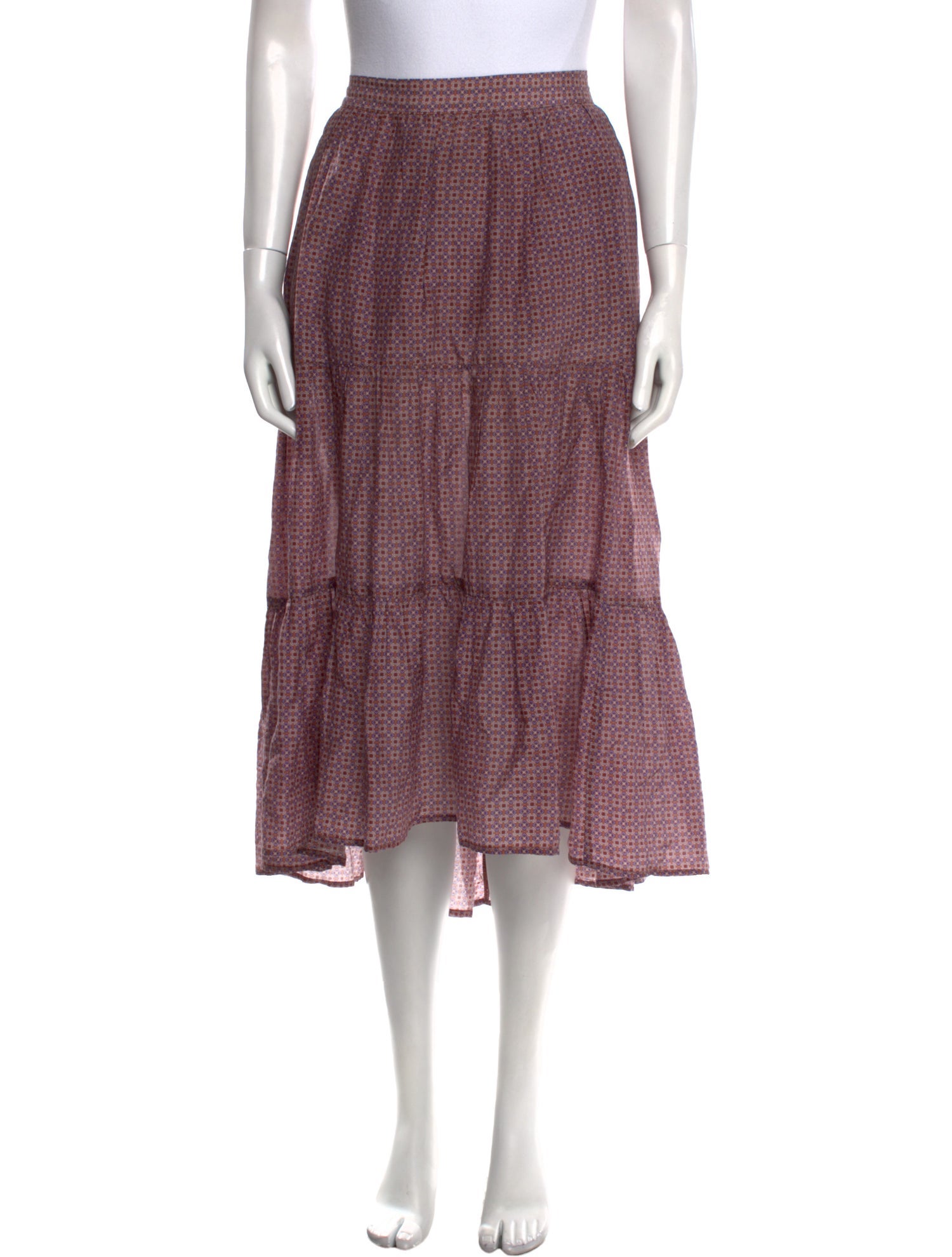 Xirena Printed Midi Length Skirt