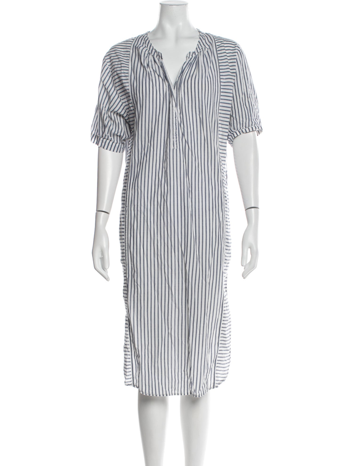 Xirena Striped Midi Length Dress