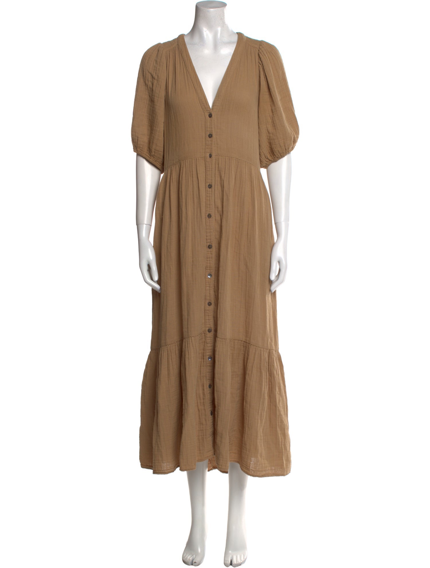 Xirena V-Neck Long Dress