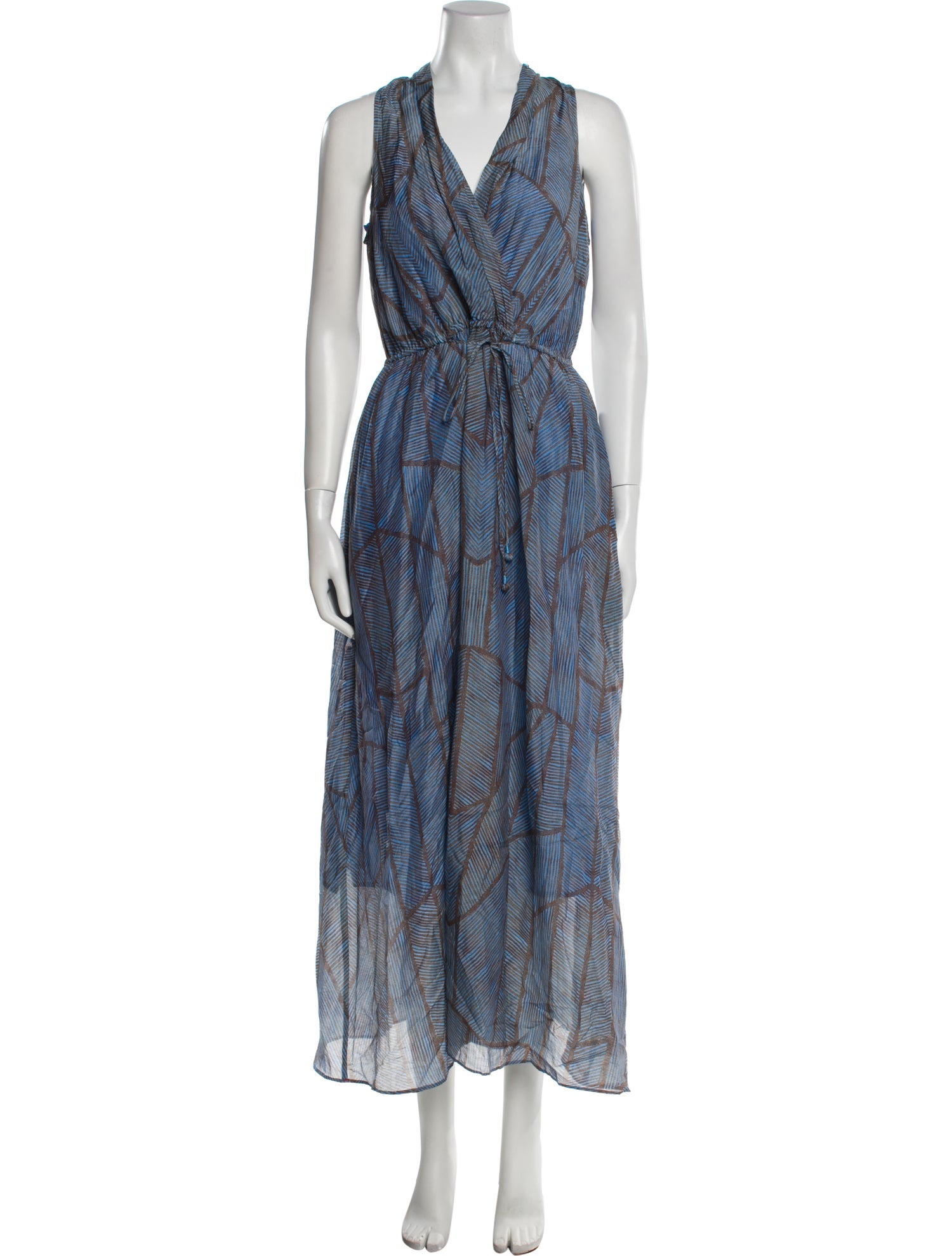 Xirena Printed Long Dress w/ Tags