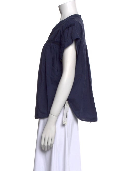 Xirena V-Neck Short Sleeve Button-Up Top