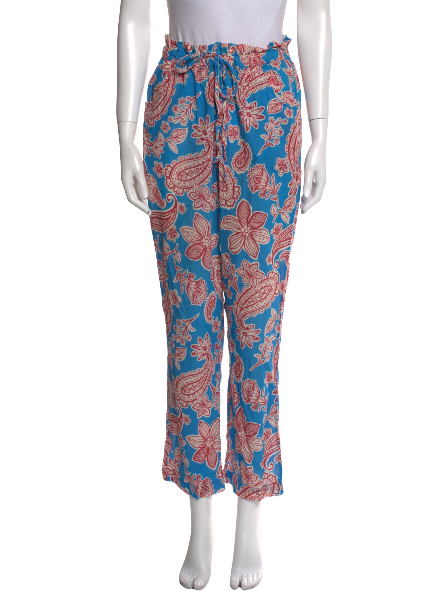 Xirena Floral Print Straight Leg Pants