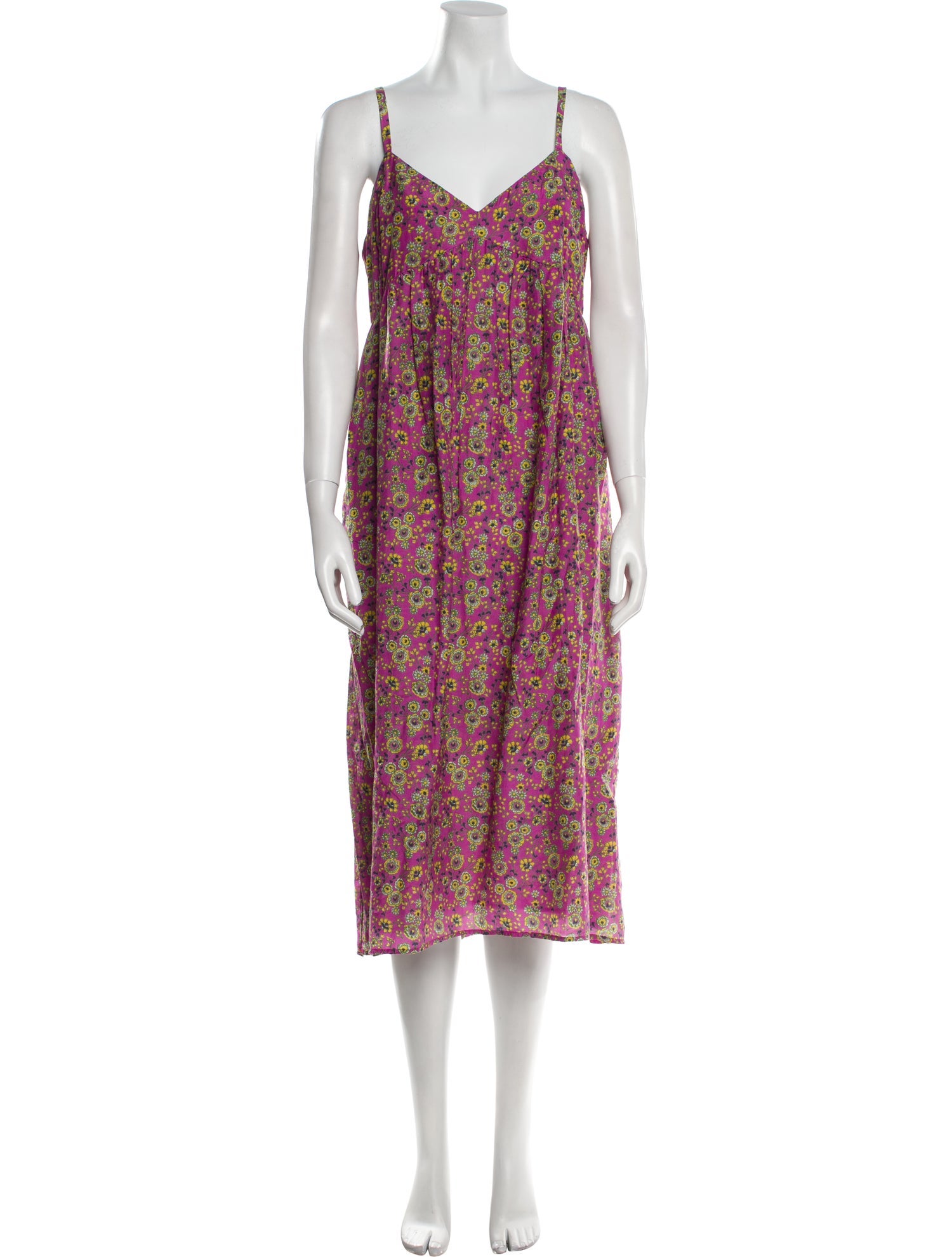 Xirena Floral Print Midi Length Dress