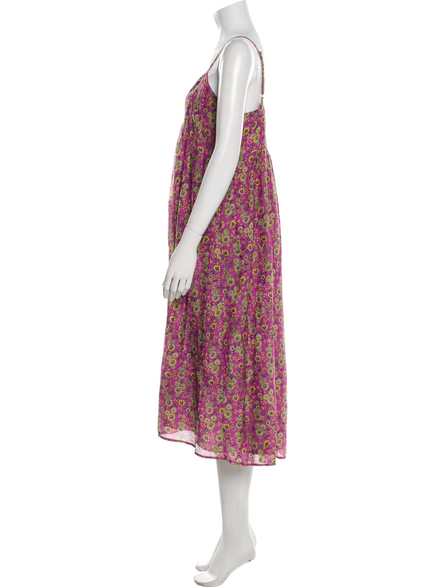 Xirena Floral Print Midi Length Dress