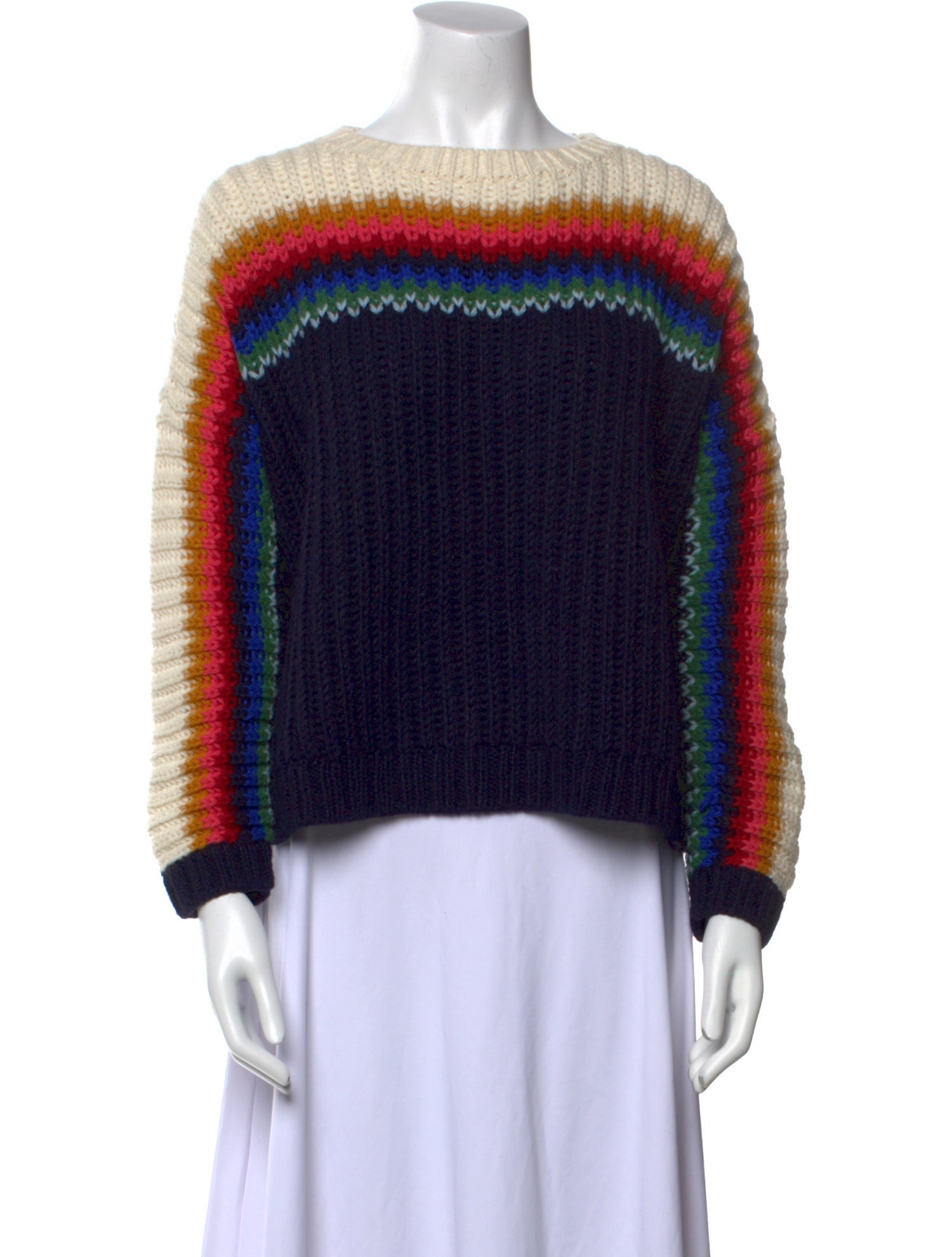 Xirena Striped Bateau Neckline Sweater