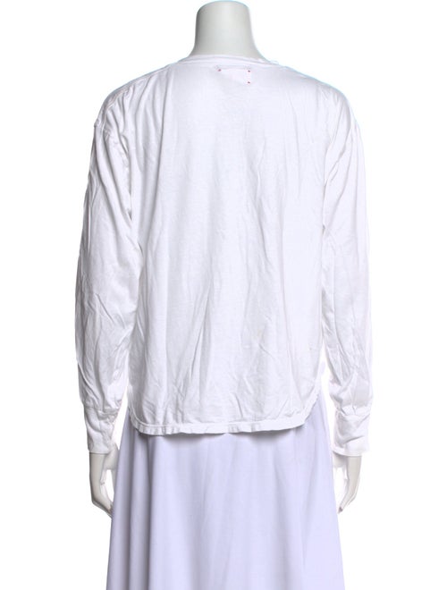 Xirena Mock Neck Long Sleeve Button-Up Top