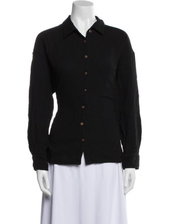 Xirena Long Sleeve Button-Up Top