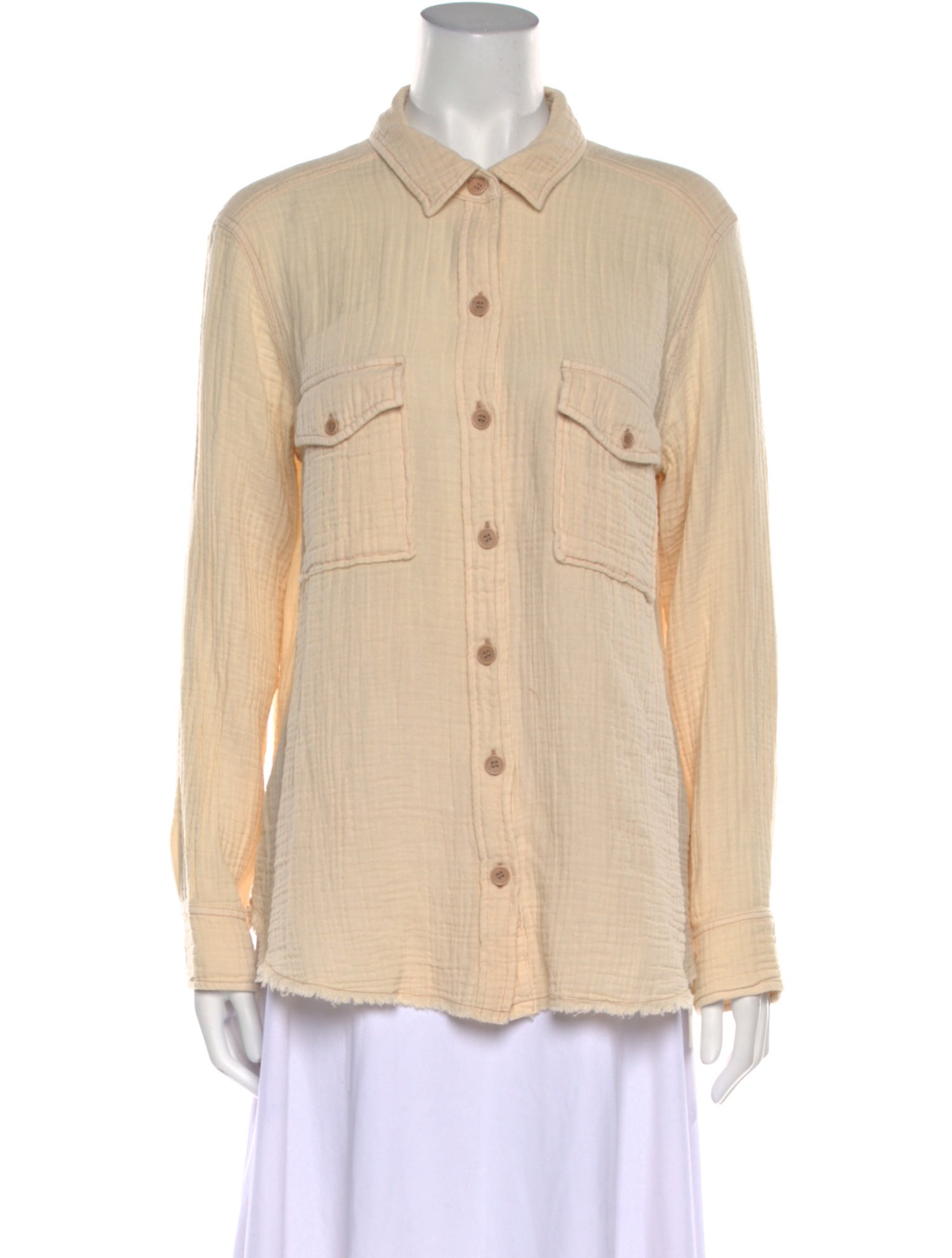 Xirena Long Sleeve Button-Up Top