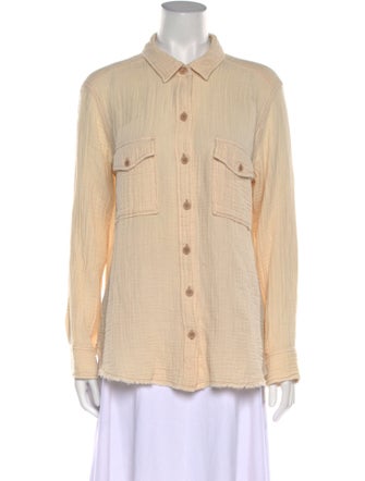 Xirena Long Sleeve Button-Up Top