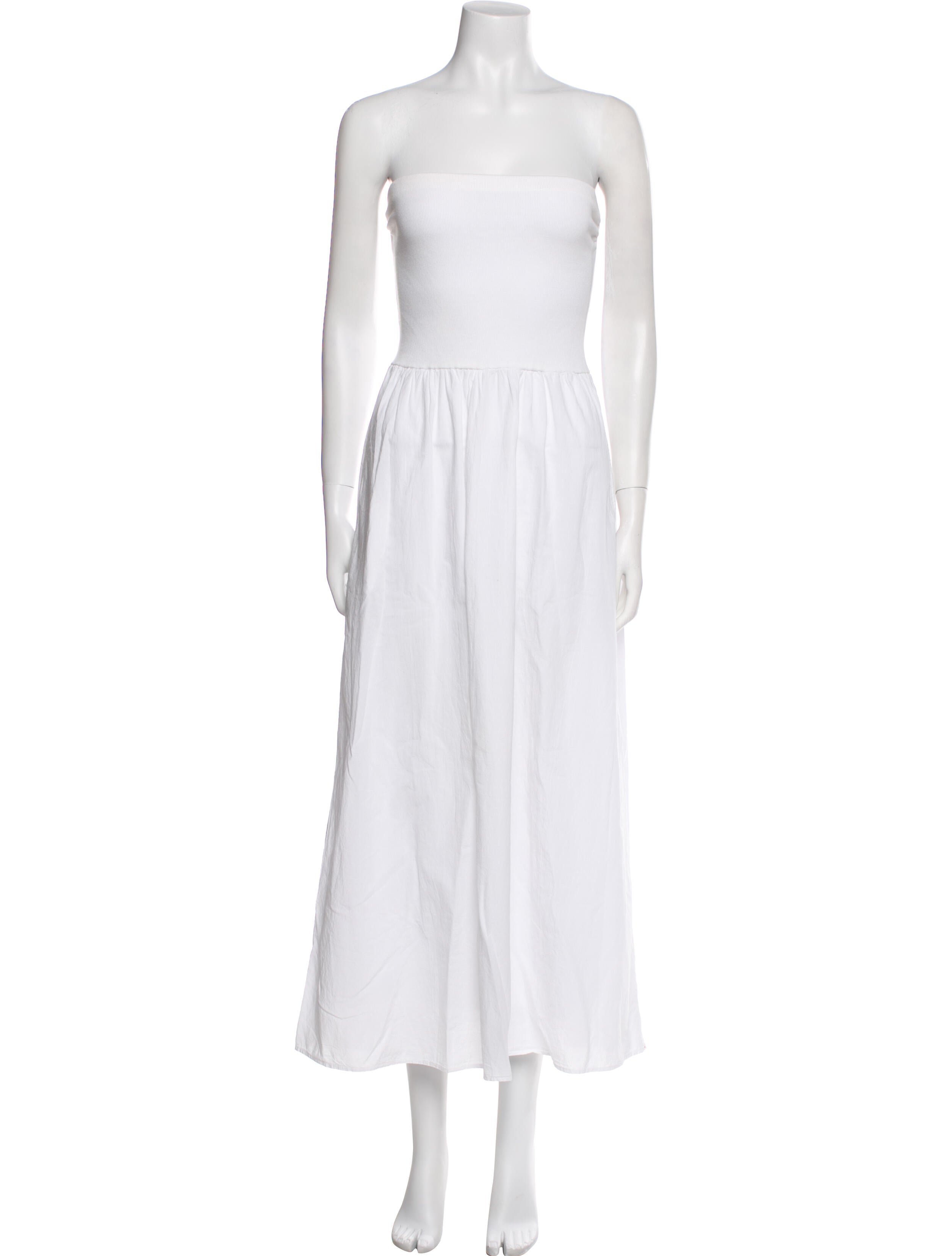 Xirena Strapless Midi Length Dress