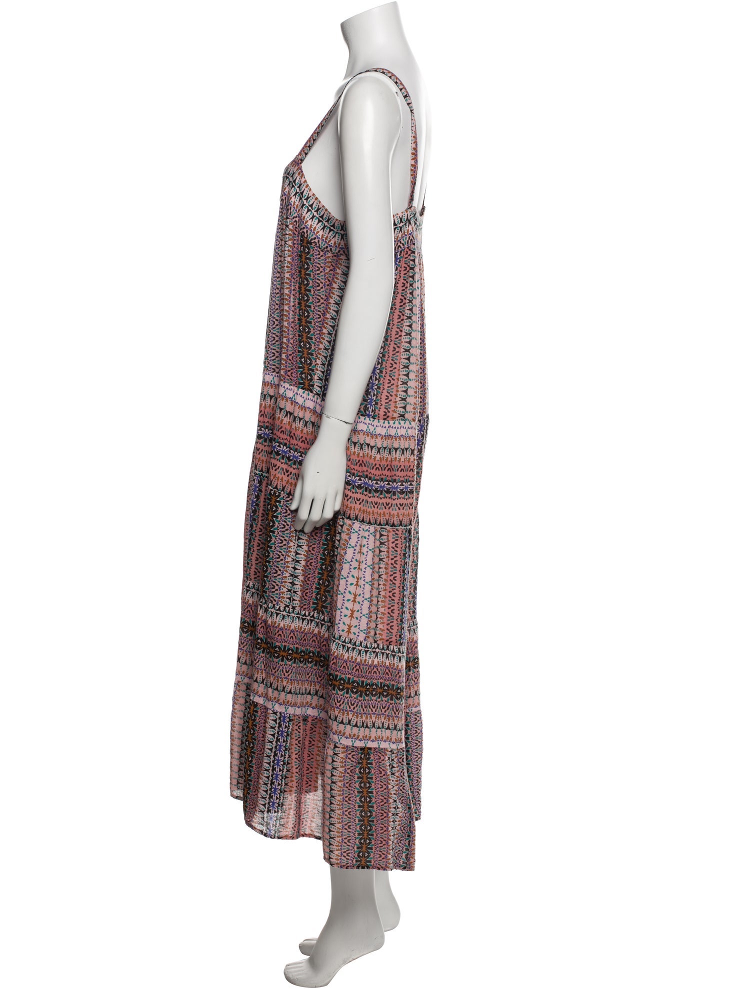 Xirena Printed Long Dress