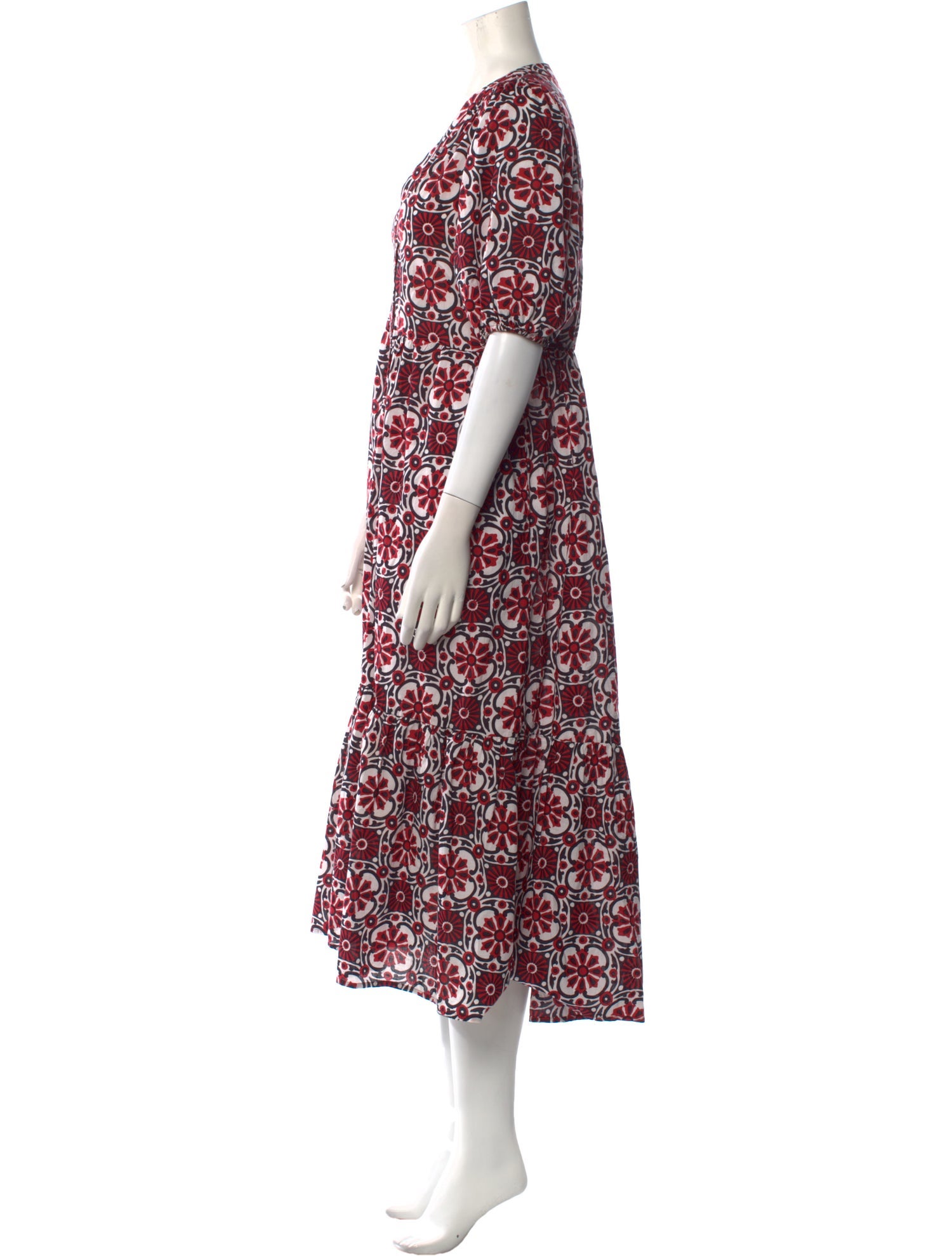 Xirena Printed Long Dress