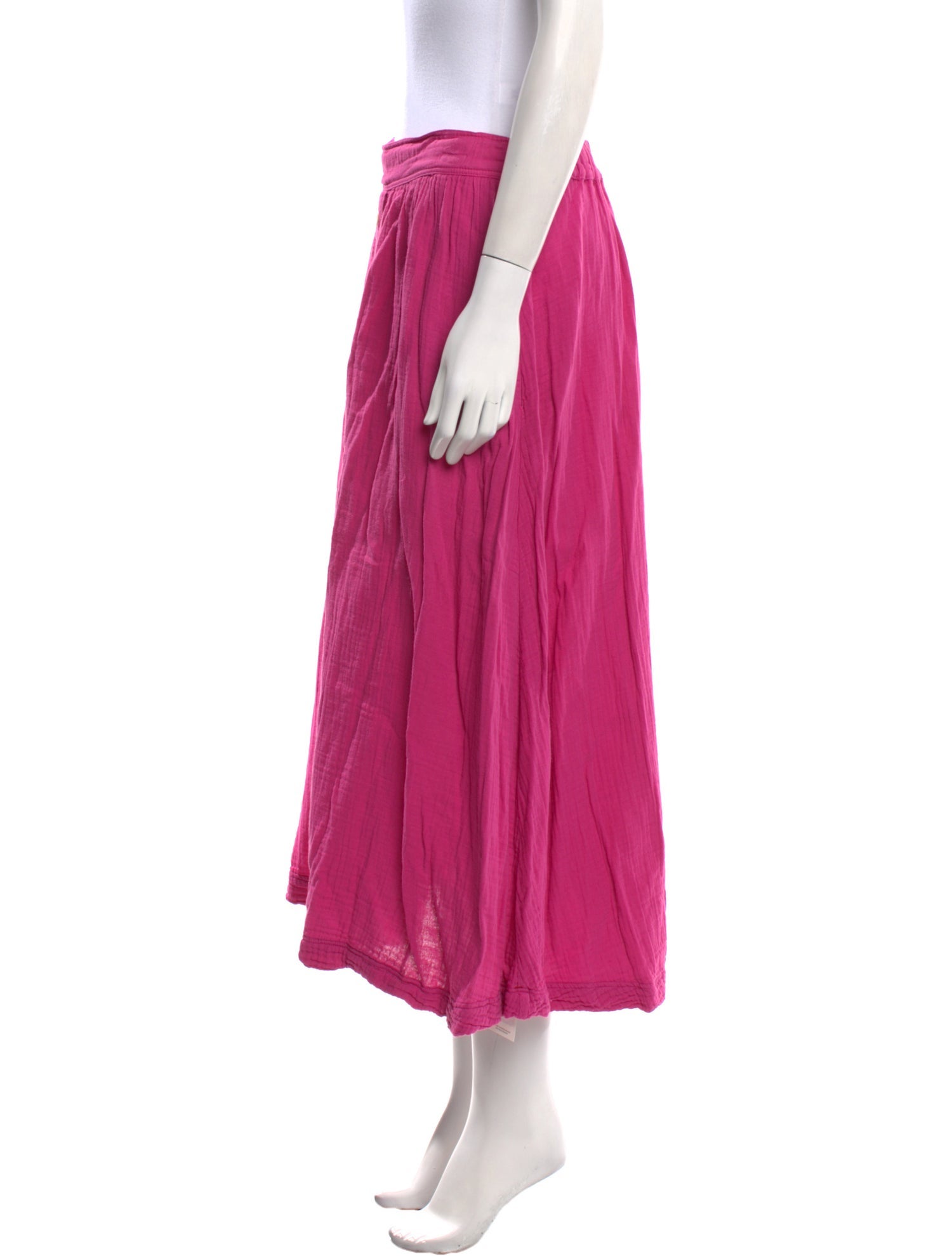 Xirena Pleated Accents Midi Length Skirt