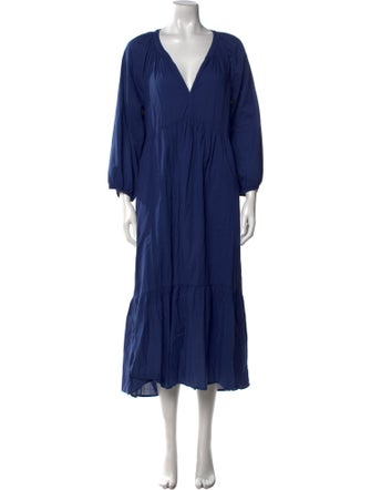 Xirena V-Neck Long Dress