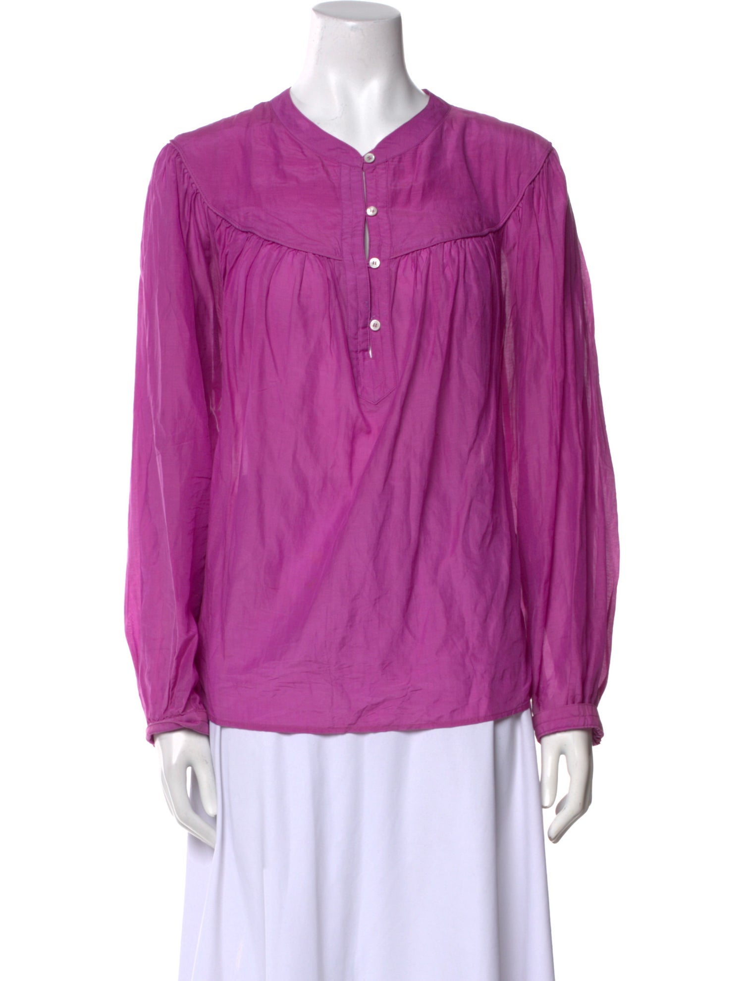 Xirena V-Neck Long Sleeve Blouse