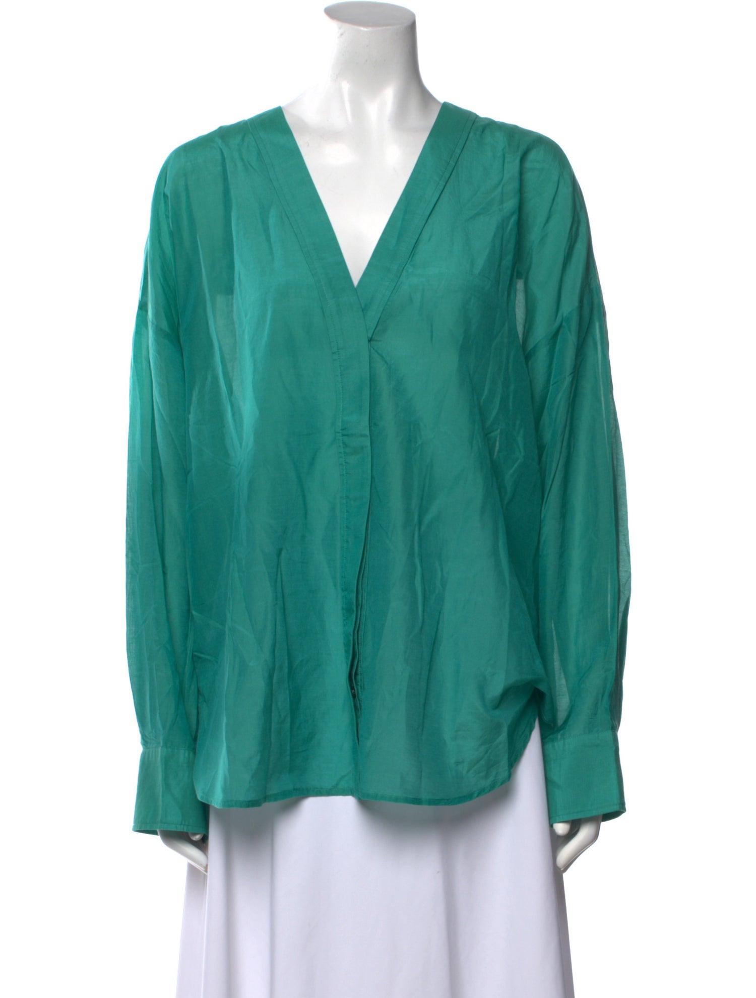 Xirena V-Neck Long Sleeve Blouse