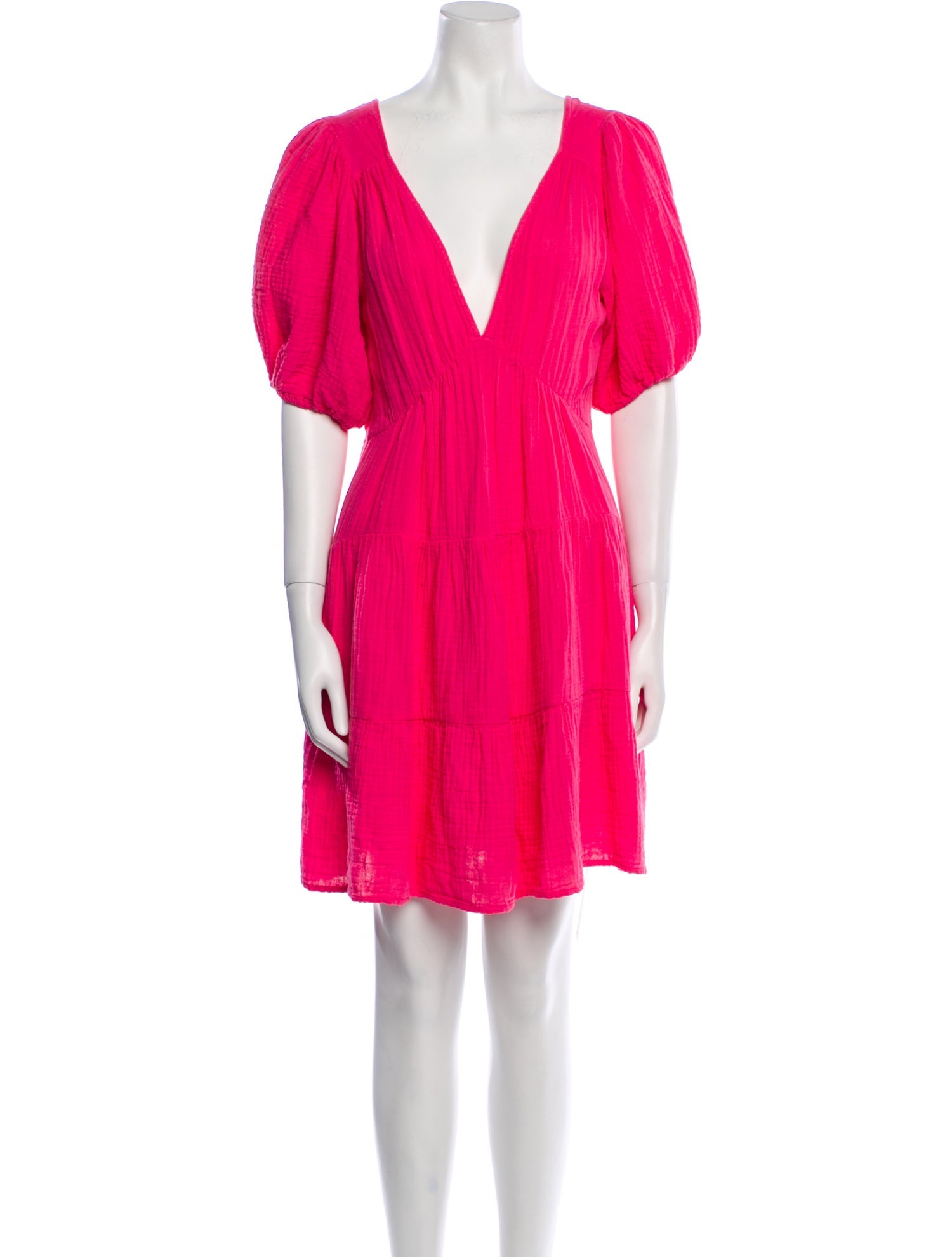 Xirena V-Neck Short Sleeve Tunic