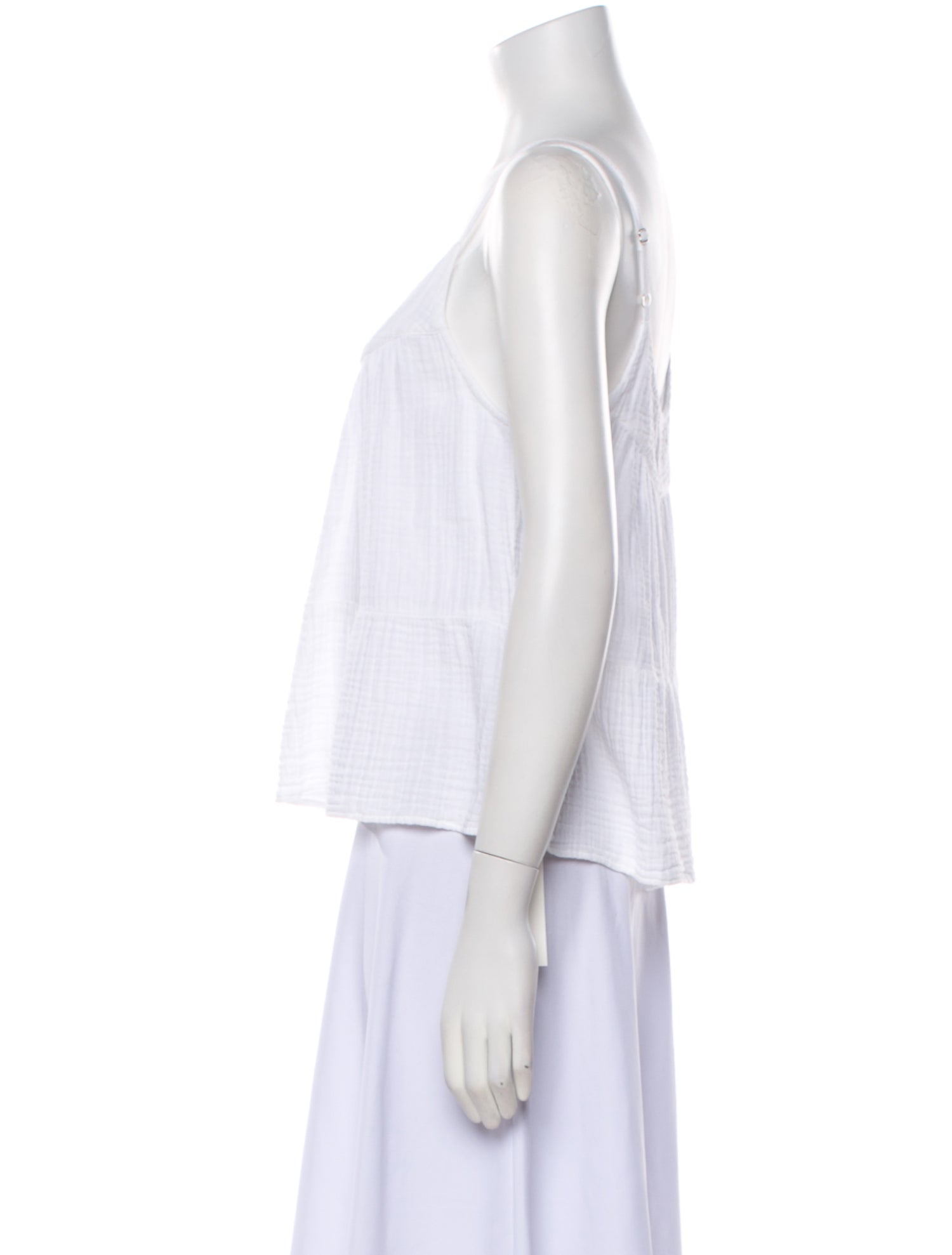 Xirena Square Neckline Sleeveless Crop Top