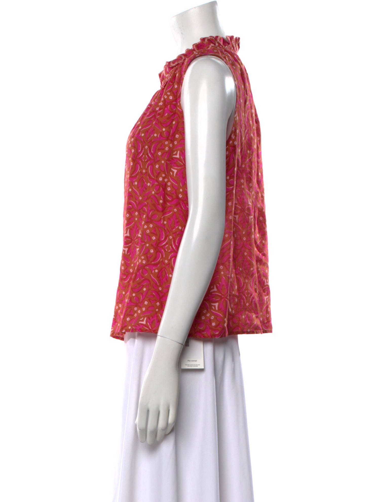 Xirena Printed Crew Neck Blouse